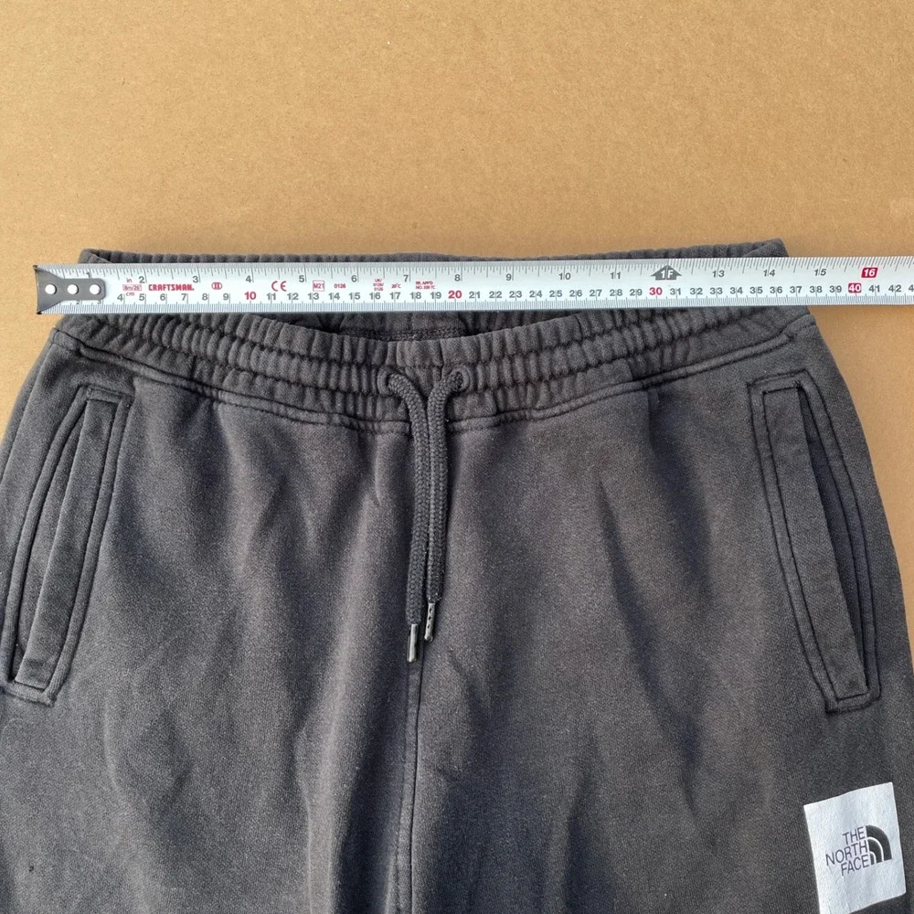 The North Face Joggers Mens Small Black Casual Sweatpants Fleece Logo Patch